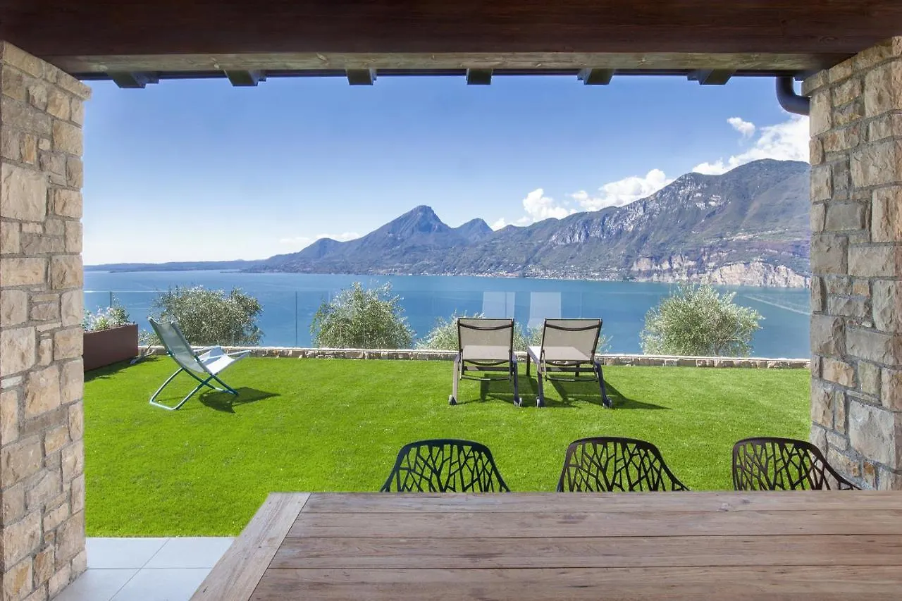 アパート Villa Divina22- Apt Icona Con Piscina E Vista Lago カステッレット・ディ・ブレンゾーネ
